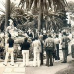 Tourists visit Achillion 1969